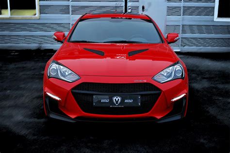 M S Front Body Kit Bumper Hyper G Type A For Hyundai Genesis Coupe Bk