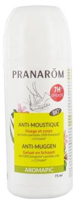 Pranar M Aromapic Roller Anti Moustique Bio Eco Efficacit Heures