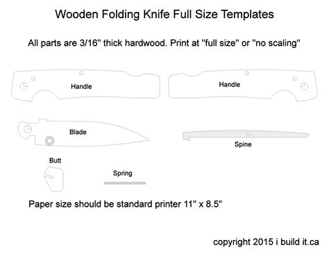 Folding Knife Patterns Np
