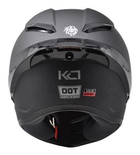 Casco Para Moto Kov Kc1 Deportivo Fibra Carbono Mica Iridium Motocity