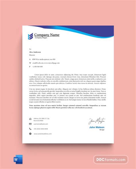 25 Best Business Letterhead Templates (Word, AI) - Free & Premium ...