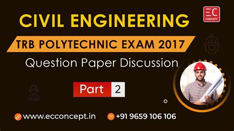 TRB Polytechnic Exam Question Paper 2017 Detailed Explanation Civil