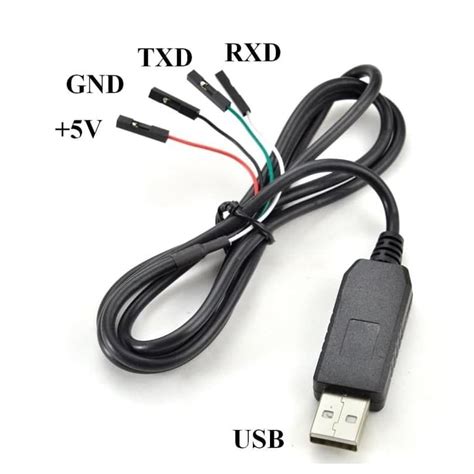 Jual Usb To Uart Ttl Cable Module 4p 4 Pin Rs232 Converter Pl2303 Pl2303hx Shopee Indonesia