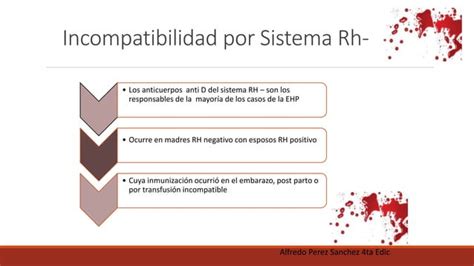 Incompatibilidad Por Sistema Rh Ppt