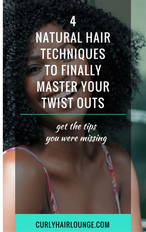 Natural Hair Techniques To Finally Master Your Twist Outs