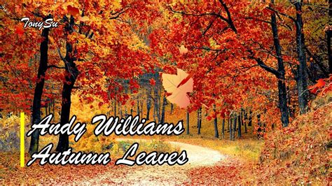 《經典情歌》autumn Leaves 秋葉 Andy Williams [中英歌詞] Lyrics 4k Youtube