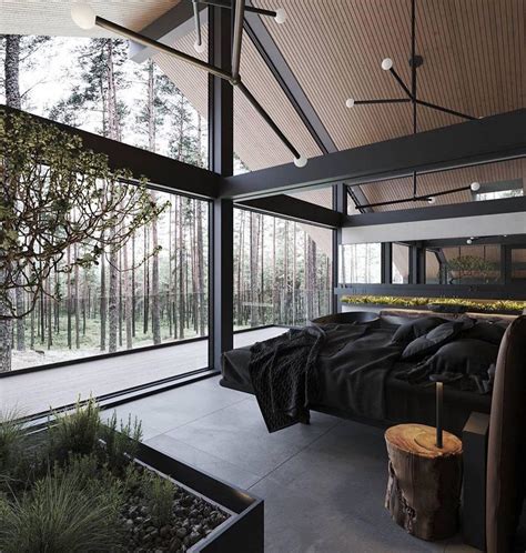 All Black House Interior