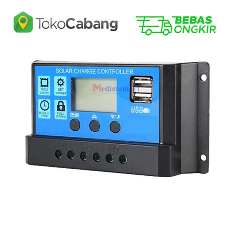 Jual Solar Charge Controller SCC 10A 20A 30A Cell PWM 12V24V 10