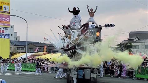 大蛇山祭り 福岡県大牟田市 視聴者様提供 令和4年7月 2022年 翔龍会 祇園 夏祭り かませ 太鼓 踊り 九州 大蛇山 山車 踊り子 7月