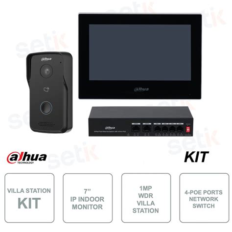 Ktp Complete Kit Video Intercom Ip Internal Station Network