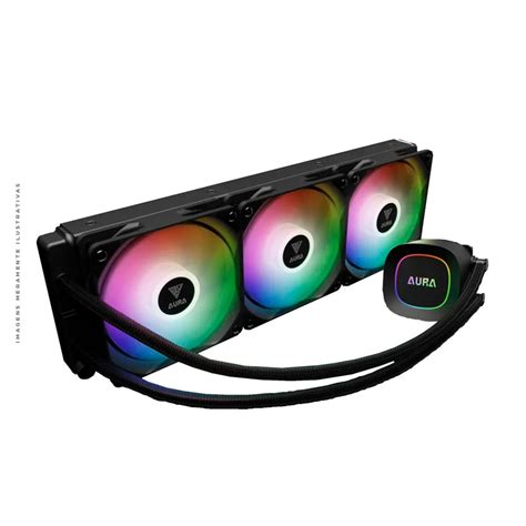 Melhor Water Cooler 360mm - Water Cooler Gamdias GL 360, ARGB, 360mm | AURA GL360 LITE
