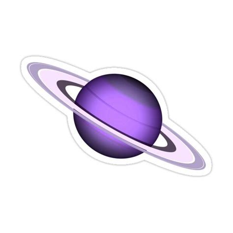 Planet Saturn Sticker By SossaCustom In 2024 Saturn Coloring