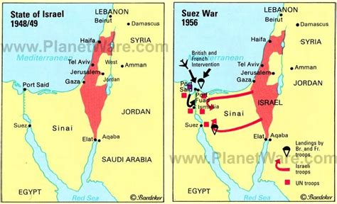 Suez War 1956 Development And Explaination Of Fighting Of Suez 1956