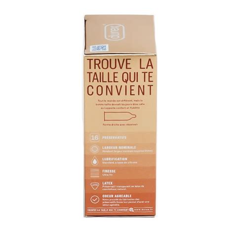 Durex Nude ultra fin Préservatifs en latex Lubrifiés