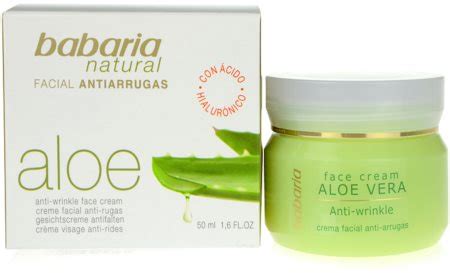 Babaria Aloe Vera crème visage à l aloe vera notino fr