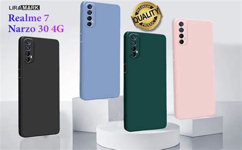 Liramark Silicone Soft Back Cover Case For Realme Narzo G