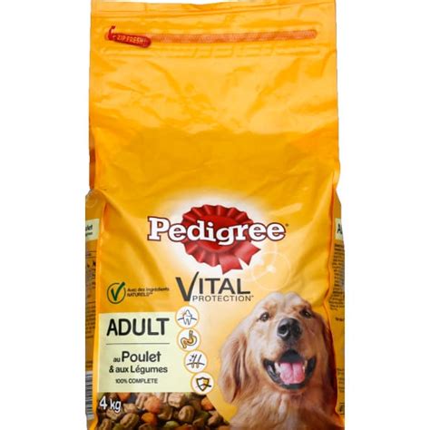 Pedigree Croquettes au poulet aux légumes pour chiens adultes