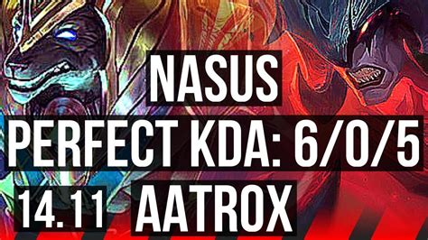 Nasus Vs Aatrox Top Games Dominating Kr Master