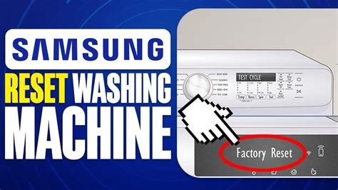 How To Reset Samsung Washing Machine To Factory Settings YouTube