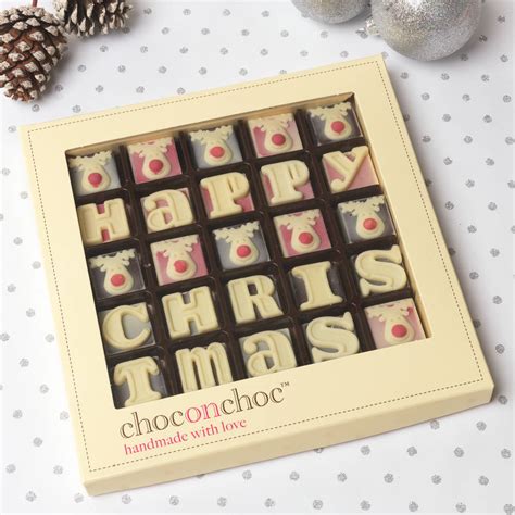 Large Christmas Chocolate Sharing Box By Choc On Choc