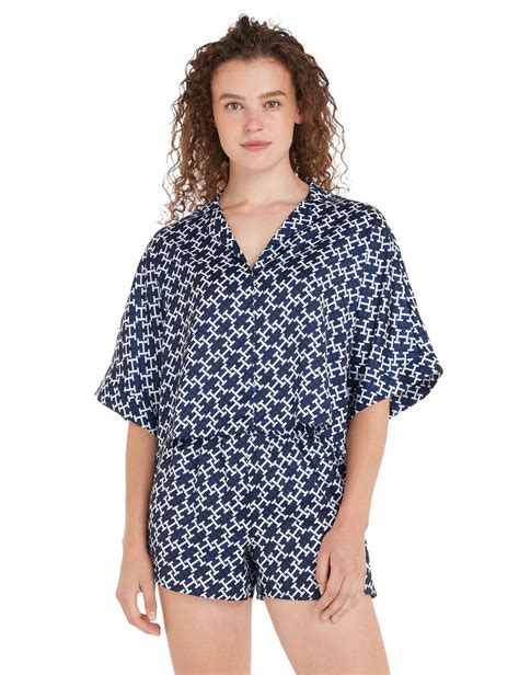 Tommy Hilfiger Short Satin Pyjama Set Belle Lingerie