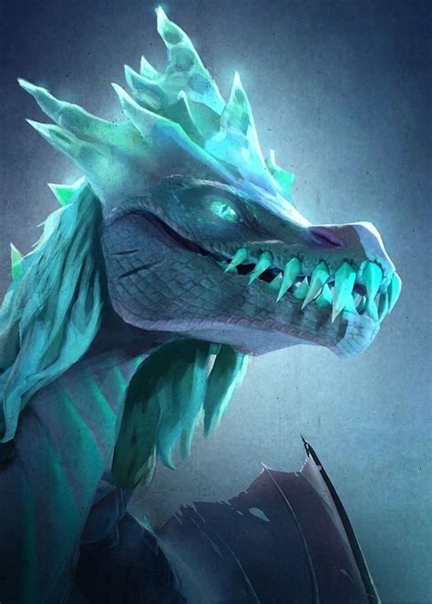 Winter Wyvern Poster Picture Metal Print Paint By Dota2 Displate