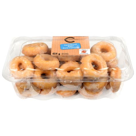 Mini Old Fashioned Glazed Donuts 454 G Complimentsca