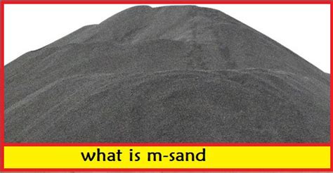 M sand vs river sand | difference between m sand and river sand | CIVIL ...