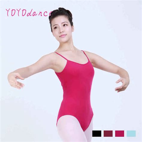 Dance Leotard V Front Cross Back Nylon Lycra Ballet Dance Bodysuit