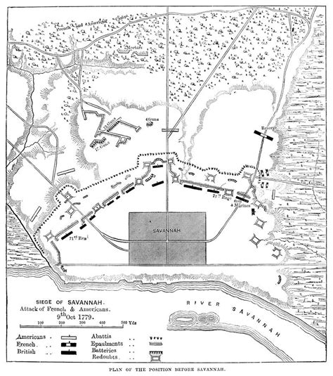 Savannah Siege Map, 1779 Photograph by Granger - Pixels