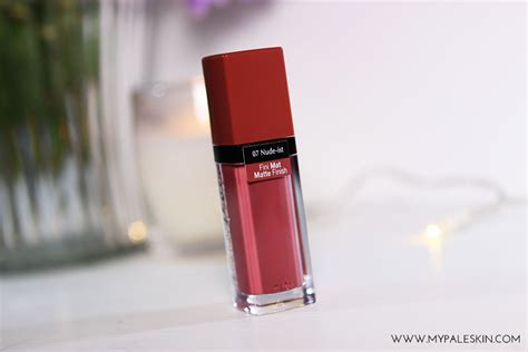 My Pale Skin Bourjois Rouge Edition Velvet Nude Ist Review