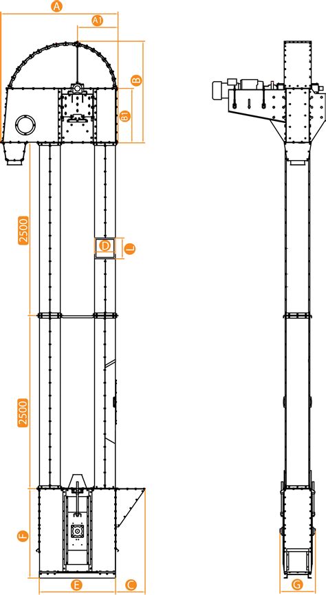 Milleral Mel Bucket Elevator