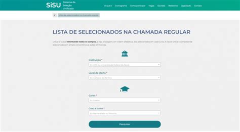 RESULTADO SISU 2023 2 Veja classificação divulgada pelo SISU