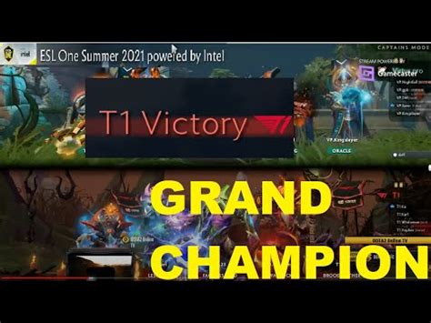 T1 Vs Virtus Pro Game 5 ESL One Summer 2021 Grand Finals HD YouTube