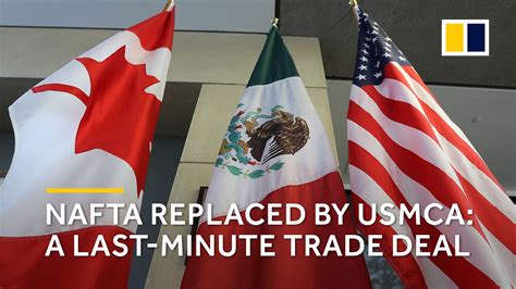 Goodbye Nafta Hello Usmca Canada And Us Reach Last Minute Deal To