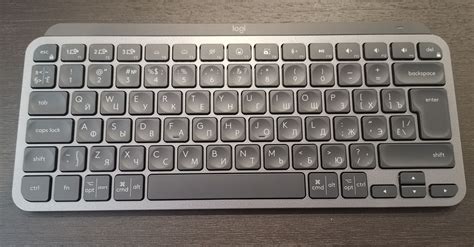 Компактная беспроводная клавиатура с подсветкой Logitech MX Keys Mini с ...