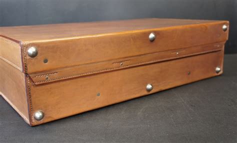 Luxury Leather Gentleman's Travel Case By Tanner & Kr… - Gem