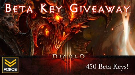 Diablo Beta Key Giveaway Beta Keys Youtube