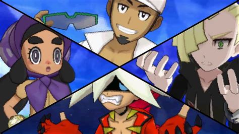 Pokemon Sun And Moon All Champion Challengers Title Defense Battles