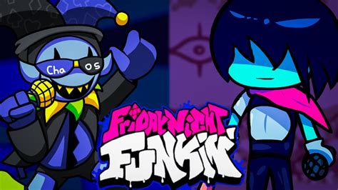 Deltarune In Friday Night Funkin Vs Kris Full Week And Jevil Youtube