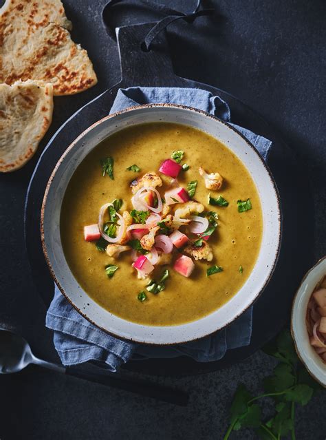 Potage Au Chou Fleur Au Lait De Coco Et Au Cari Ricardo