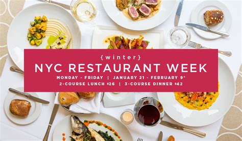 Restaurant Week NYC | Participating Restaurants, Winter 2020