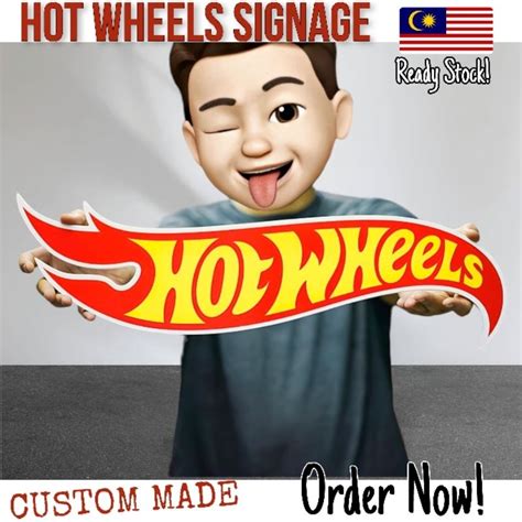 Custom Hot Wheels Signage Board Signboard Shopee Malaysia