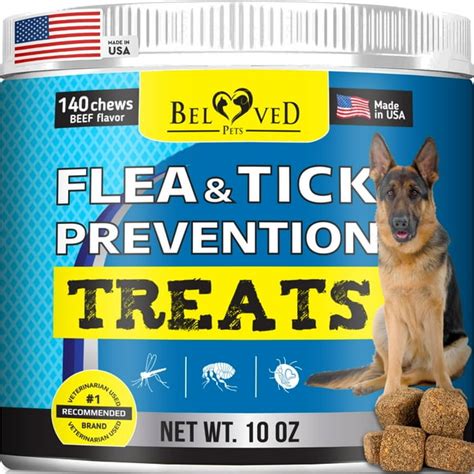 Flea And Tick Prevention Chewable Pills For Dogs Beef