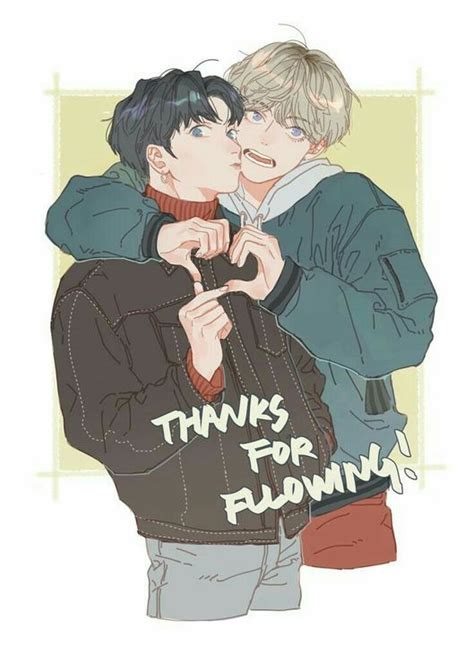 K Pop Ship Bts Fanart Vkook Fanart Bts Drawings