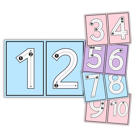 Number Tracing Cards — Preschool Vibes