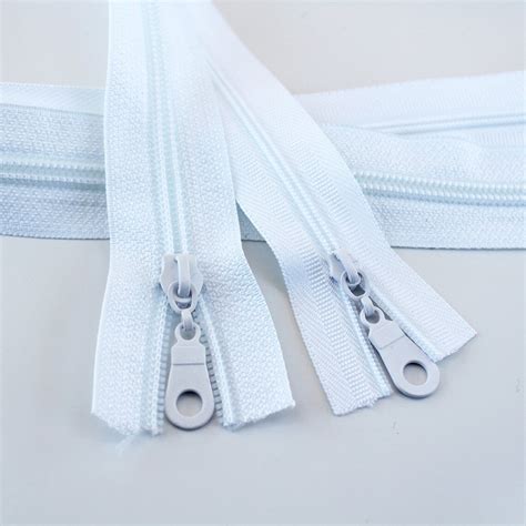 Size White Zipper Tape Nylon Coil Zippers By The Yard Etsy