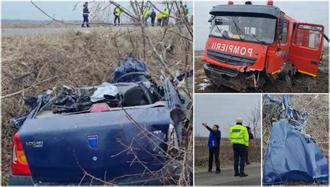 Accident mortal cu mașina de pompieri în Buzău Un tânăr de 24 de ani