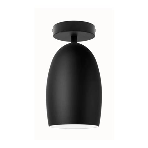 Crna stropna lampa Sotto Luce UME Cast Matte ø 14 cm Bonami