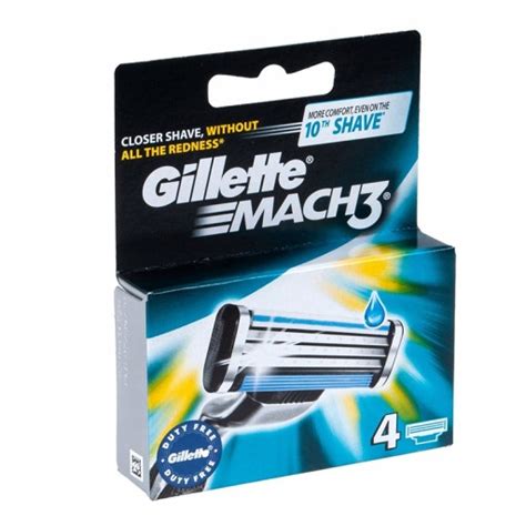 Gillette Mach 3 Wkłady zapas 4 sztuk 15630721313 Allegro pl